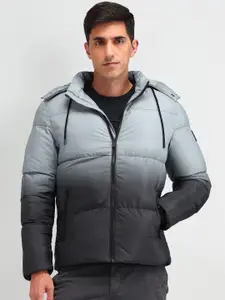 Arrow Sport Men Ombre Crop Puffer Jacket