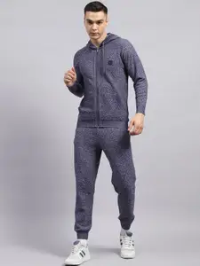 Monte Carlo Men Mid-Rise Long Sleeves Hooded Neck Tracksuit