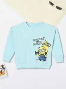 max Boys Round Neck Printed Sweatshirt