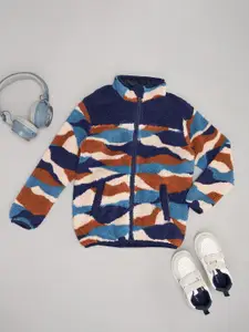 Pantaloons Junior Boys Printed Camouflage Sweatshirt