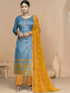 Maroosh Ethnic Motifs Embroidered Unstitched Jacquard Dress Material