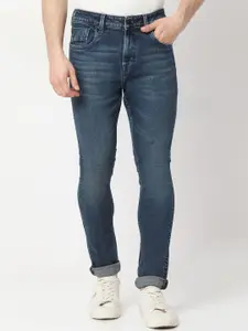 SPYKAR Men Slim Fit Low-Rise Light Fade Stretchable Jeans