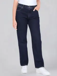 Wrangler Women Straight Fit High-Rise Jeans