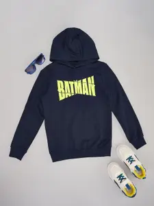 Pantaloons Junior Boys Alphanumeric Cotton Hooded Sweatshirt