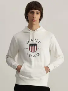 GANT Men Printed Hooded Sweatshirt
