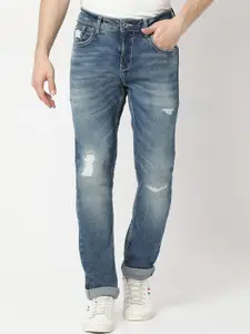 SPYKAR Men Slim Fit Low-Rise Highly Distressed Stretchable Jeans