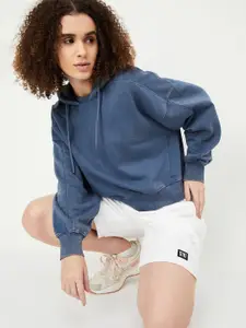 max Women Cotton Hooded Long Sleeves Pullover Sweatshirt