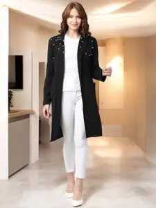 IUGA Embellished Open Front Longline Shrug