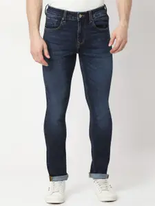 SPYKAR Men Slim Fit Low-Rise Light Fade Stretchable Jeans