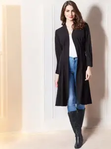 IUGA Pleated Open Front Longline Shrug