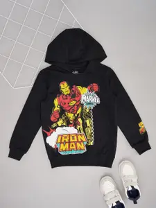 Pantaloons Junior Boys Printed Hooded Sweatshirt