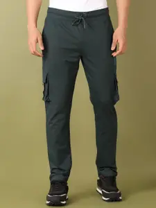 V-Mart Men Cotton  Mid-Rise Drawstring Regular Fit Track Pants