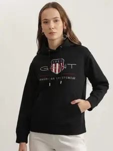 GANT Women Embroidered Hooded Sweatshirt