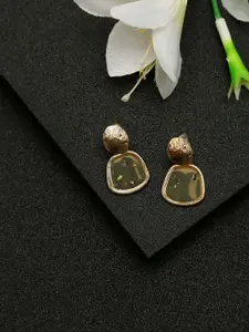 YouBella Gold Plated Contemporary Studs Earrings