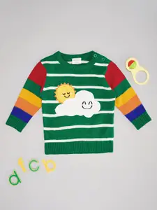 Pantaloons Baby Boys Acrylic Striped Pullover