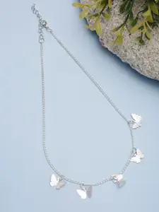 YouBella Silver-Plated Necklace