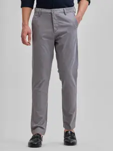 Snitch Men Smart Slim Fit Trousers