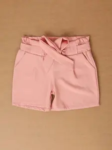V-Mart Girls Regular Fit Mid-Rise Cotton Shorts