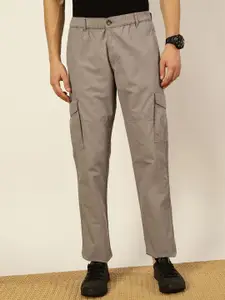 Thomas Scott Men Smart Slim Fit Mid-Rise Easy Wash Cargos Trousers