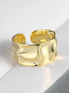 MYKI Gold Plated Adjustable Finger Ring