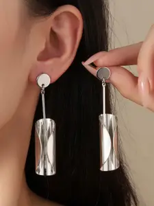 SALTY Silver Contemporary Ages Luxury Drop Earrings