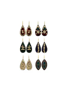 YouBella Meenakari Drop Earrings