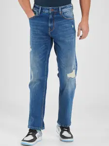 SPYKAR Men Relaxed Fit Mildly Distressed Light Fade Jeans