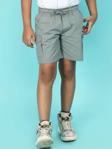 V-Mart Boys Mid Rise Knee Length Twill  Shorts
