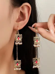 SALTY Contemporary Pearl Drop Earrings