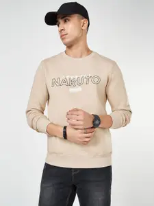 SF JEANS by Pantaloons Men Naruto Printed Cotton Sweatshirt