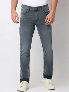 SPYKAR Men Cotton Mid-Rise Stretchable Jeans