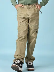 V-Mart Boys Cotton Regular Fit Cargos Trousers