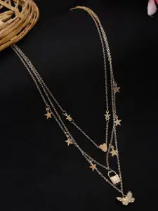 YouBella Gold-Plated Layered Necklace