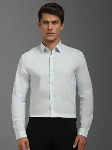 Louis Philippe Sport Men Super Slim Fit Opaque Striped Formal Shirt