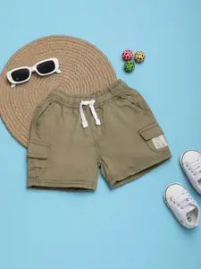 V-Mart Boys Cotton Mid-Rise Denim Shorts