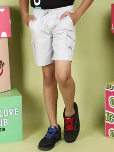 V-Mart Boys Mid-Rise Above Knee Cotton Shorts