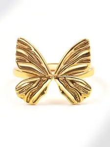 MYKI Gold-Plated Adjustable Finger Ring