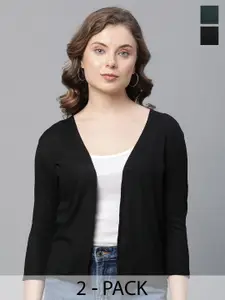 UnaOne Pack Of 2 Pure Cotton Shrug