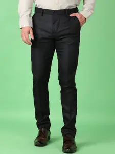 V-Mart Men Mid-Rise Slim Fit Formal Trousers