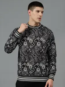 GO DEVIL Men Printed Pullover Sweatshirt