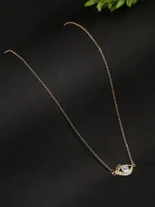 YouBella Gold-Plated Artificial Stones Studded Necklace