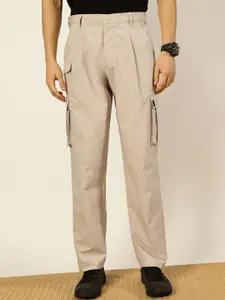 Thomas Scott Men Mid-Rise Loose Fit Cargos