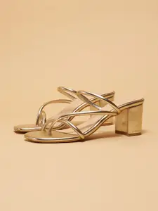 ERIDANI Alizeh Metallic Heels