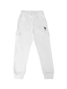 U.S. Polo Assn. Kids Boys Mid Rise Cargo Joggers