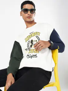 SF JEANS by Pantaloons Men Graphic Cotton Sweatshirt