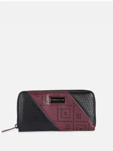 Van Heusen Woman Women  Printed Leather Zip Around Wallet