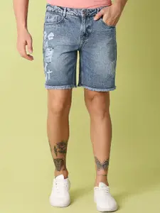 V-Mart Men Regular Fit Denim Shorts