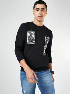 SF JEANS by Pantaloons Men Solid Sweatshirt