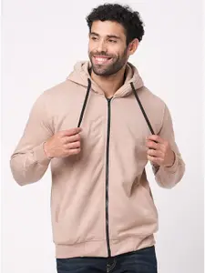 Wear Your Opinion Men Hooded Front-Open Sweatshirt