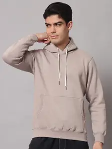 Obaan Men Solid Hooded Sweatshirt